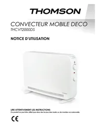 Notice THOMSON THCVT2000DS Heating