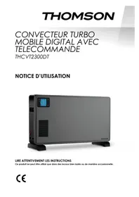 Notice THOMSON THCVT2300DT Heating