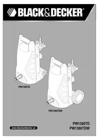 Notice BLACK & DECKER PW1300TD Pressure washer