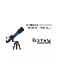 Notice MEADE STARPRO AZ Télescope