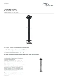 Notice OPTOMA OCMPROS Accessoire de projecteur