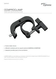 Notice OPTOMA OCMPROCLAMP Accessoire de projecteur