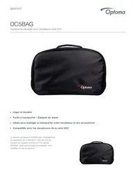Notice OPTOMA DC5BAG Sac de transport