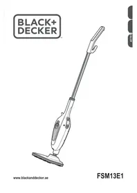 Notice BLACK & DECKER FSM13E1 Nettoyeur vapeur