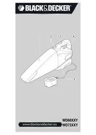 Notice BLACK & DECKER WD6015N Elektrikli el süpürgesi