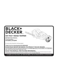 BLACK &amp; DECKER LHT2240 - Taille-haies