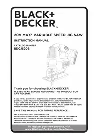 BLACK &amp; DECKER BDCJS20B - Scie électrique