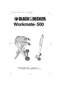BLACK &amp; DECKER WM500 - Folding workbench