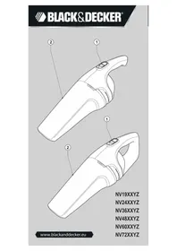 Notice BLACK & DECKER DUSTBUSTER NV6003AN Elektrikli el süpürgesi
