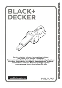 Notice BLACK & DECKER DUSTBUSTER PV1820LRGP Aspirateur à main