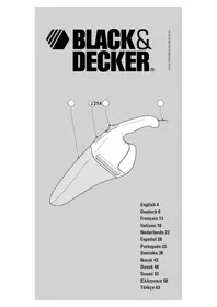 Notice BLACK & DECKER DUSTBUSTER WV4850Y Aspirateur à main