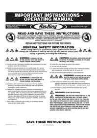 Notice Air King AKF50 Fan