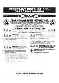 Notice Air King AKLC703 Ventilateur