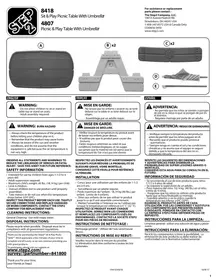 Notice Step2 SIT & PLAY Table