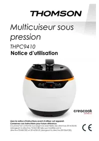 Notice THOMSON CREACOOK EXPRESS THPC9410 Appareil multi-cuisson