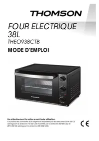 Notice THOMSON THEO938CTB Horno empotrado
