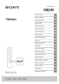 Notice SONY XR55X92J Телевізор