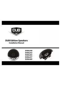 Notice JENSEN DUBS252 Haut-parleur