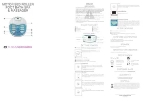 Notice RIO DELUXE Appareil de massage