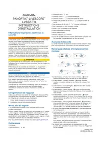 Notice GARMIN PANOPTIX LIVESCOPE LVS32TH Sonar pour bateau