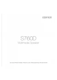 Notice EDIFIER S760D Speaker