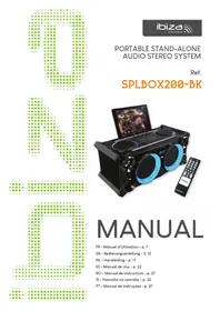 Notice IBIZA SOUND SPLBOX200BK Lautsprecher