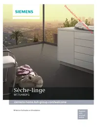 SIEMENS WT7U48DFG - Sèche-linge