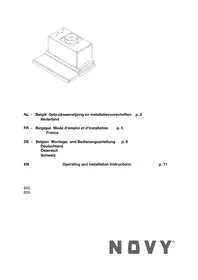 Notice NOVY D 655 Basket