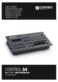 Notice Cameo CONTROL 54 Illuminazione