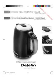 Notice DEJELIN KYOTO BOWK2200BL Appareil à thé