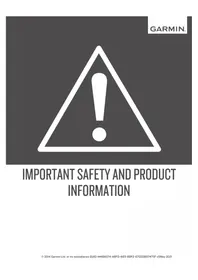 Notice GARMIN T 5 MINI GPS