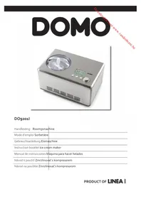 Notice DOMO DO9207I Stroj na led