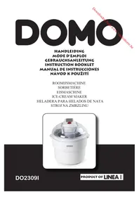 Notice DOMO DO2309L Stroj na led