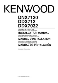 Notice KENWOOD DNX7032 Système de navigation GPS
