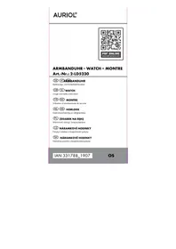 Notice AURIOL IAN 331788 Zegarek