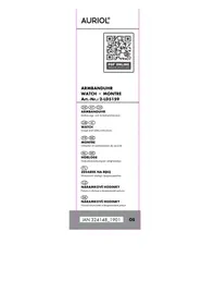 Notice AURIOL IAN 324148 Zegarek
