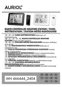 Notice AURIOL IAN 331821 Estación meteorológica