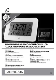 Notice AURIOL IAN 283736 Rádio relógio
