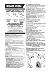 Notice BLACK & DECKER DS700 Aspirateur à main