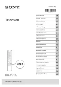Notice SONY BRAVIA XR65X95J Телевізор