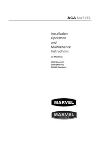 Notice Marvel 15IM Machine à glace