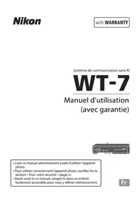 Notice NIKON WT7 Autres accessoires pour appareil photo