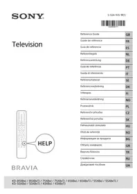 Notice SONY KD75X85TJ Телевізор