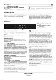 Notice HOTPOINT BF 1801 E F1 Congélateur