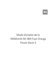 Mi 18W Fast Charge Power Bank 3 Xiaomi