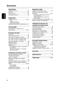 Notice PHILIPS FWC155 Chaîne Hi-Fi