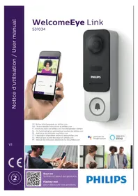 Notice PHILIPS WELCOMEEYE LINK Sonnette de portes