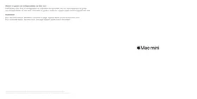 Notice APPLE MAC MINI M1 Ordinateur de bureau