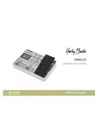 Notice Harley Benton DNAFX GIT Pédalier d'effets pour guitare