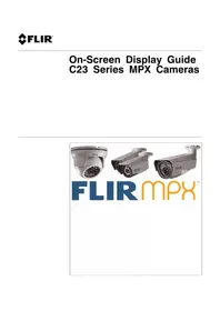 Notice FLIR MPX C233EC Caméra de surveillance